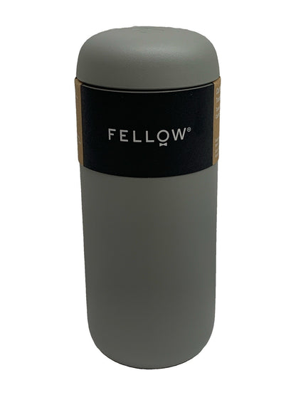 Fellow 16oz Carter Move Travel Mug Vacuum Insulated Tumbler Stainless Matte Grey