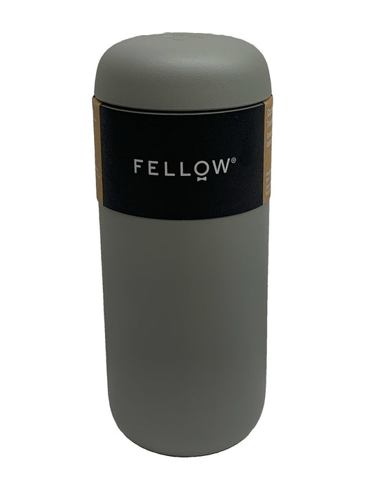 Fellow 16oz Carter Move Travel Mug Vacuum Insulated Tumbler Stainless Matte Grey