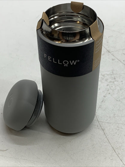 Fellow 16oz Carter Move Travel Mug Vacuum Insulated Tumbler Stainless Matte Grey