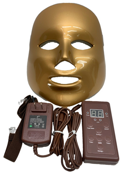 MZ Skin Light-Therapy Golden Facial Treatment Device Gold Face Mask MZ-190130