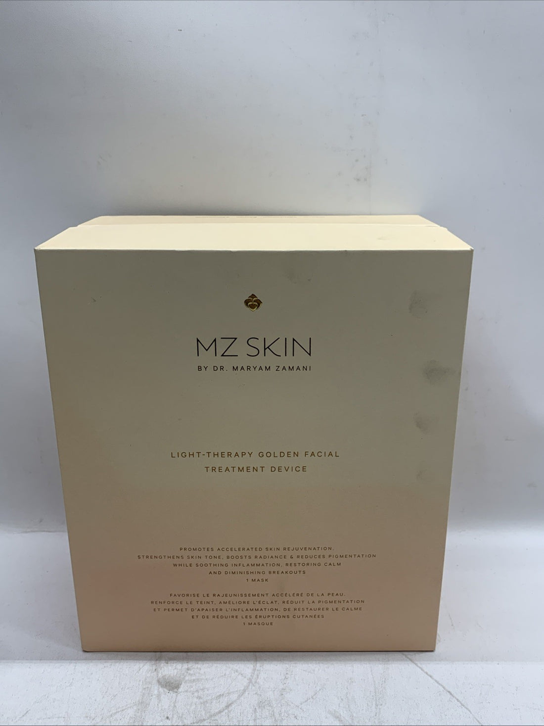 MZ Skin Light-Therapy Golden Facial Treatment Device Gold Face Mask MZ-190130