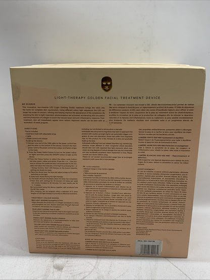 MZ Skin Light-Therapy Golden Facial Treatment Device Gold Face Mask MZ-190130