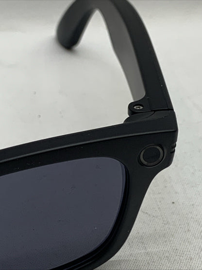 W610 Smart Glasses Black Frame Sunglasses Dual-mic Noise Cancellation w/Camera