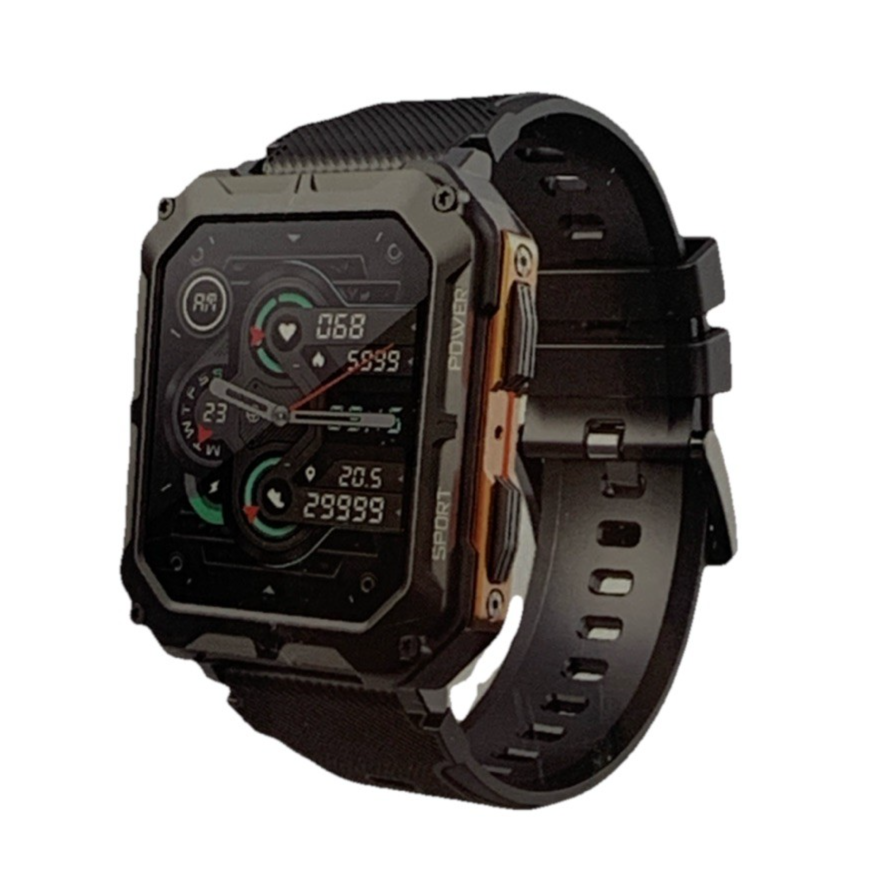 Blackview C20PRO 1.83 Inch BT Call Smart Watch Men IP68 Waterproof Sports Black