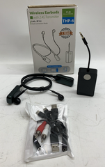 THP-6 Wireless TV Headphones, 2 Modes Bluetooth & 2.4G Earbuds with Neckband