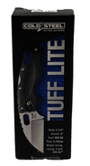 ColdSteel Tuff Lite Plain Edge Drop Point Folding Pocket Knife 20LT 2-1/2