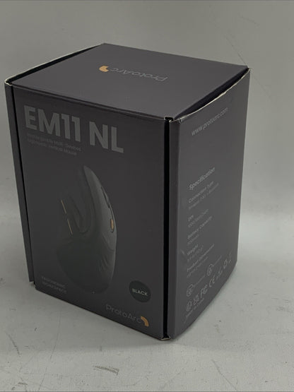 ProtoArc Ergonomic Vertical Mouse, EM11 NL Bluetooth Mouse Wireless, Ergo Mouse