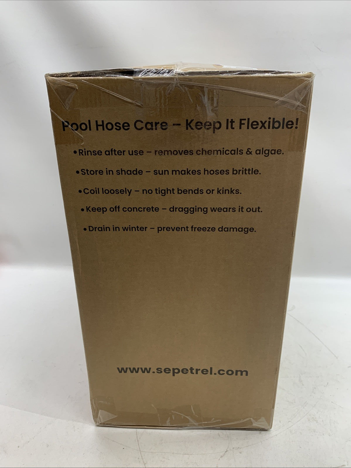 Sepetrel Professional Pool Vacuum Hose & Head Heavy Duty Hoses/ Swivel Cuff 30'