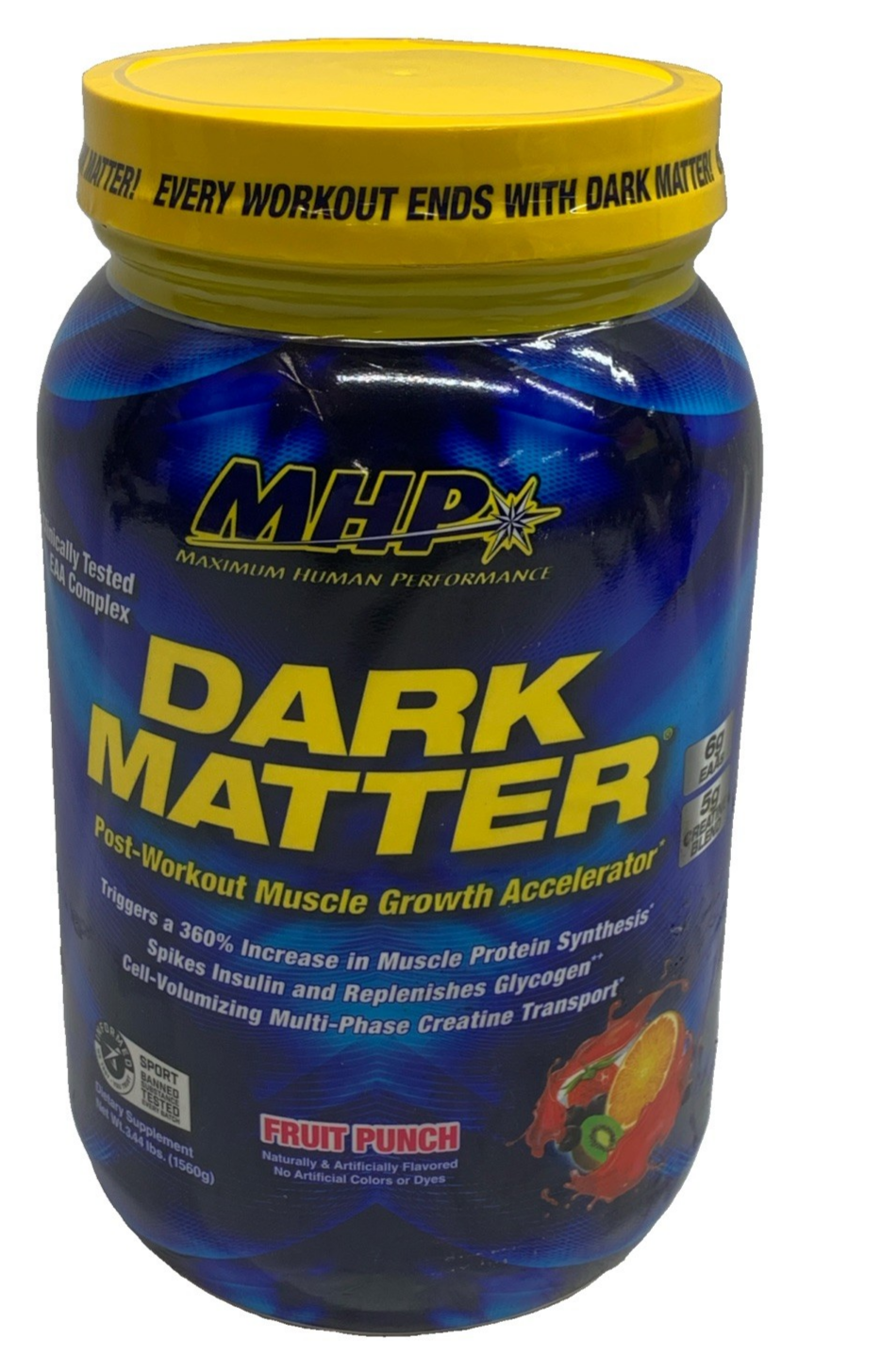 MHP Dark Matter® Post-Workout Muscle Growth Accelerator Fruit Punch 3.44 lbs