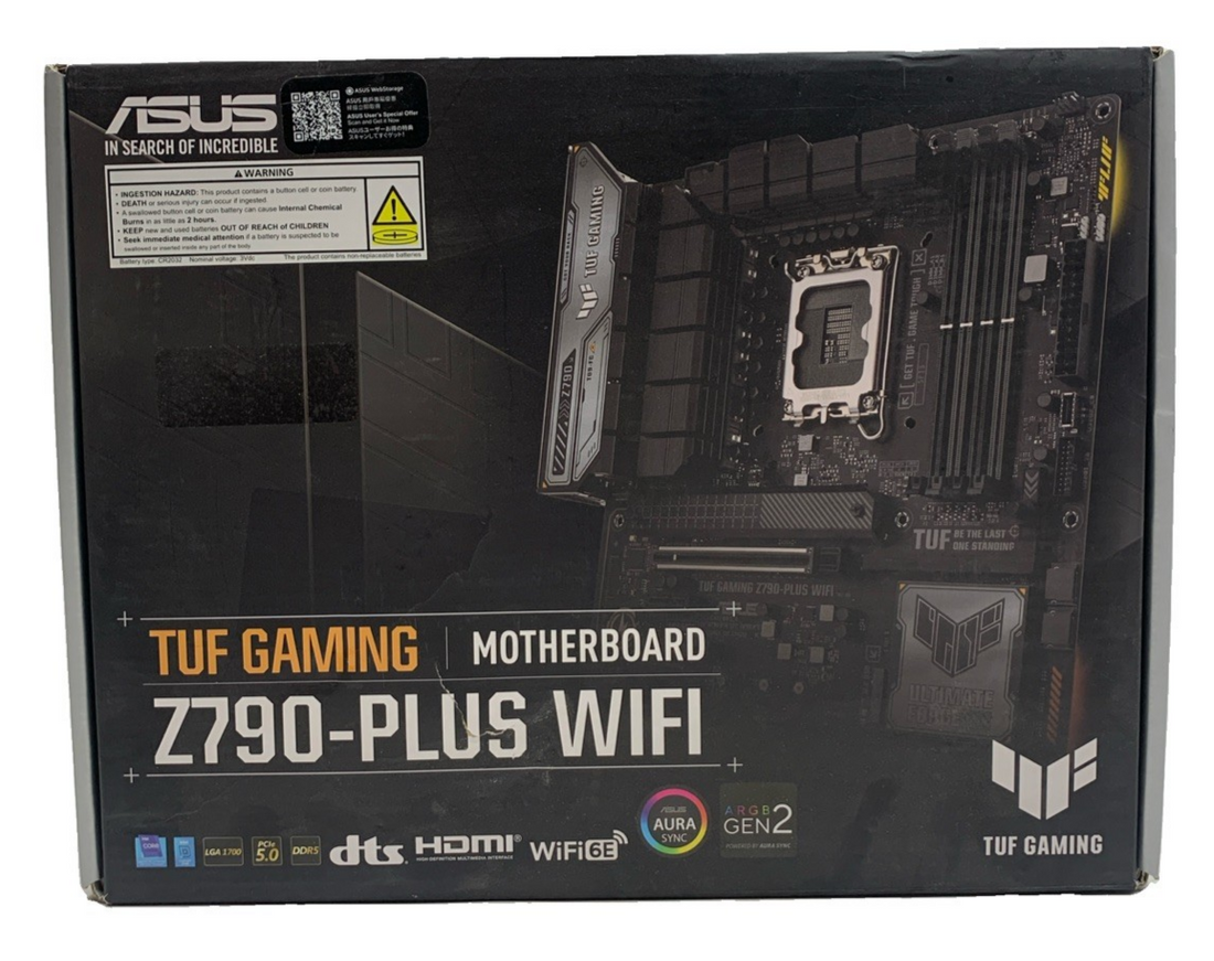 ASUS TUF Gaming Z790-Plus WiFi LGA 1700 Intel DDR5 ATX Gaming Motherboard Mobo