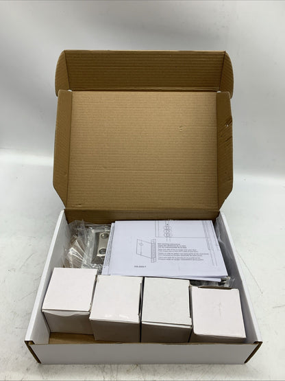 Mortise Lock Set for Interior Door Durable with Crystal Glass Door Knobs 2 Pack
