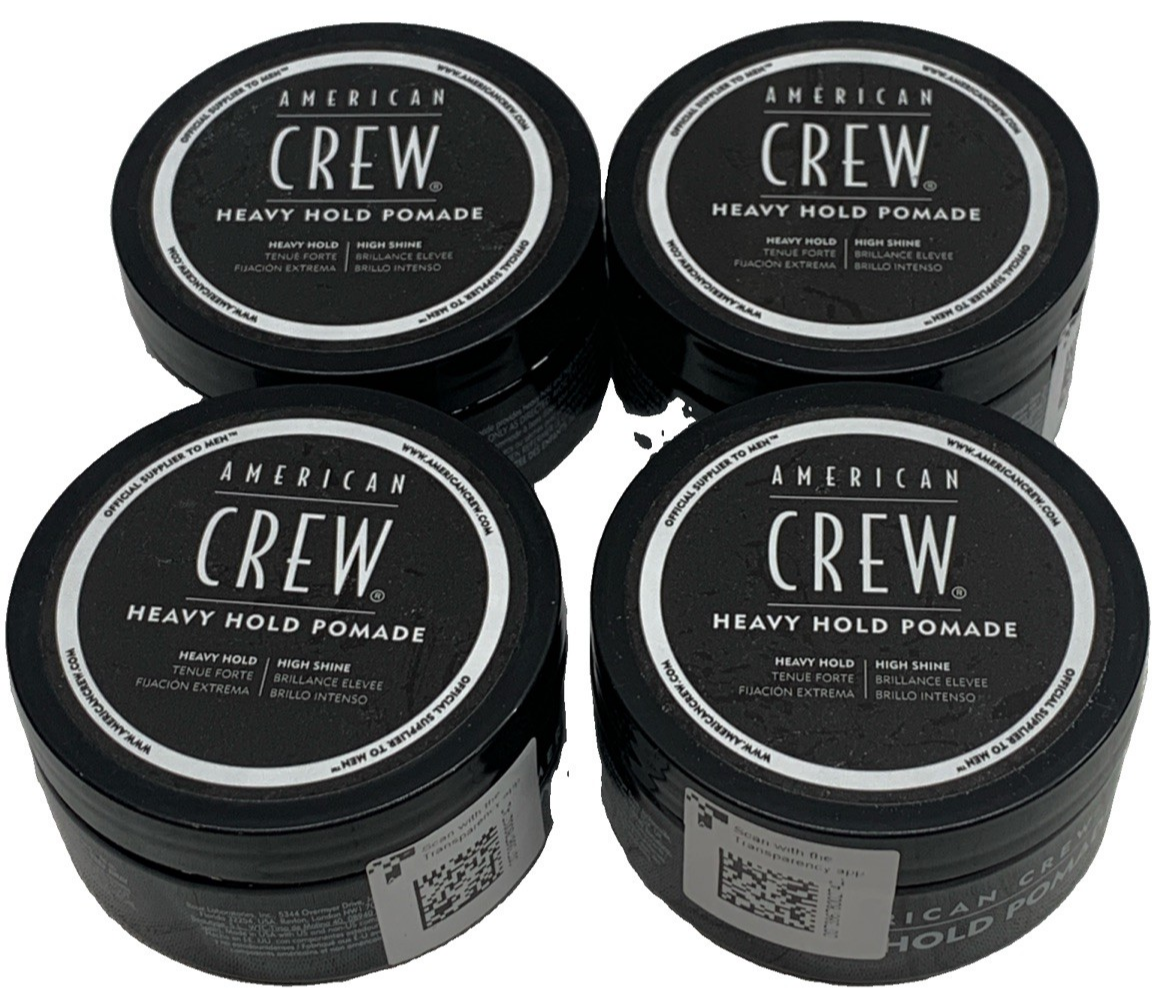 American Crew Men's Hair Pomade Like Styling Gel with Heavy Hold High Shine 4pk
