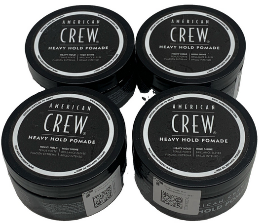 American Crew Men's Hair Pomade Like Styling Gel with Heavy Hold High Shine 4pk