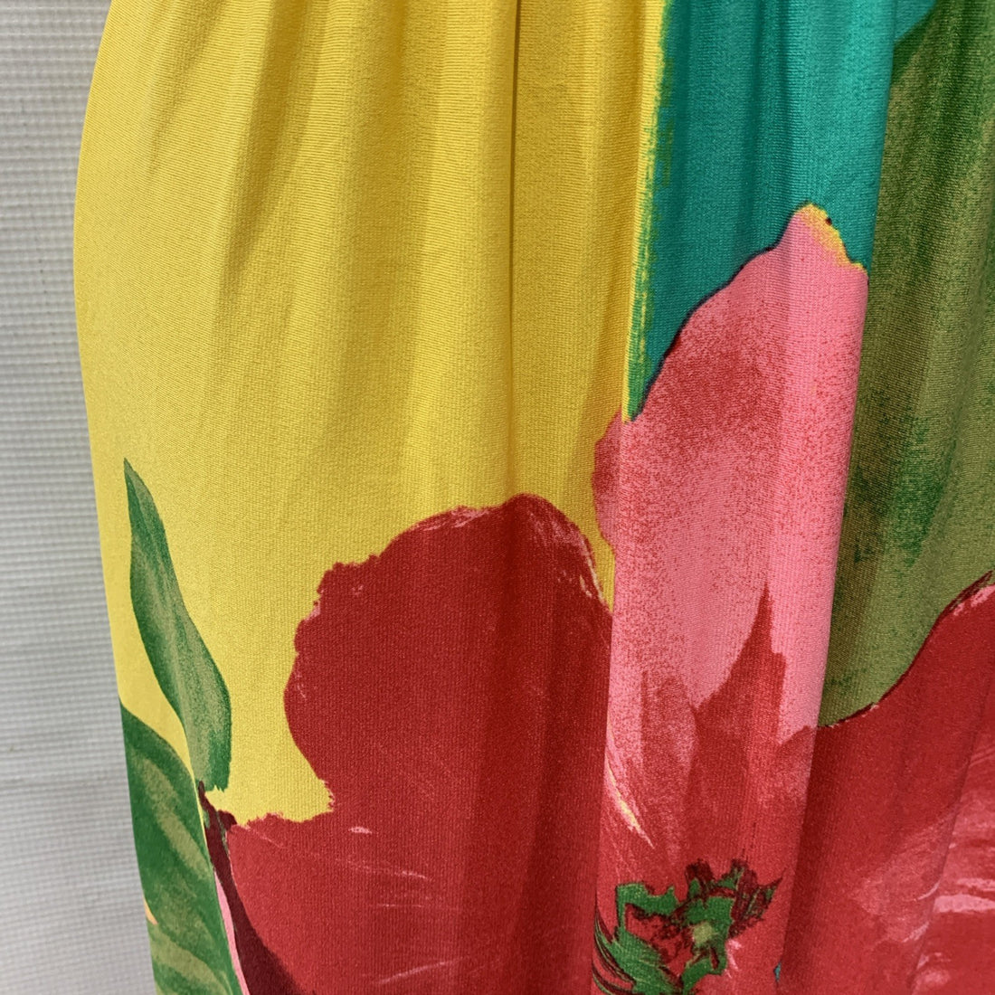 London Times Women's Vibrant Floral V-Neck Sleeveless A-line Maxi Dress Size 6