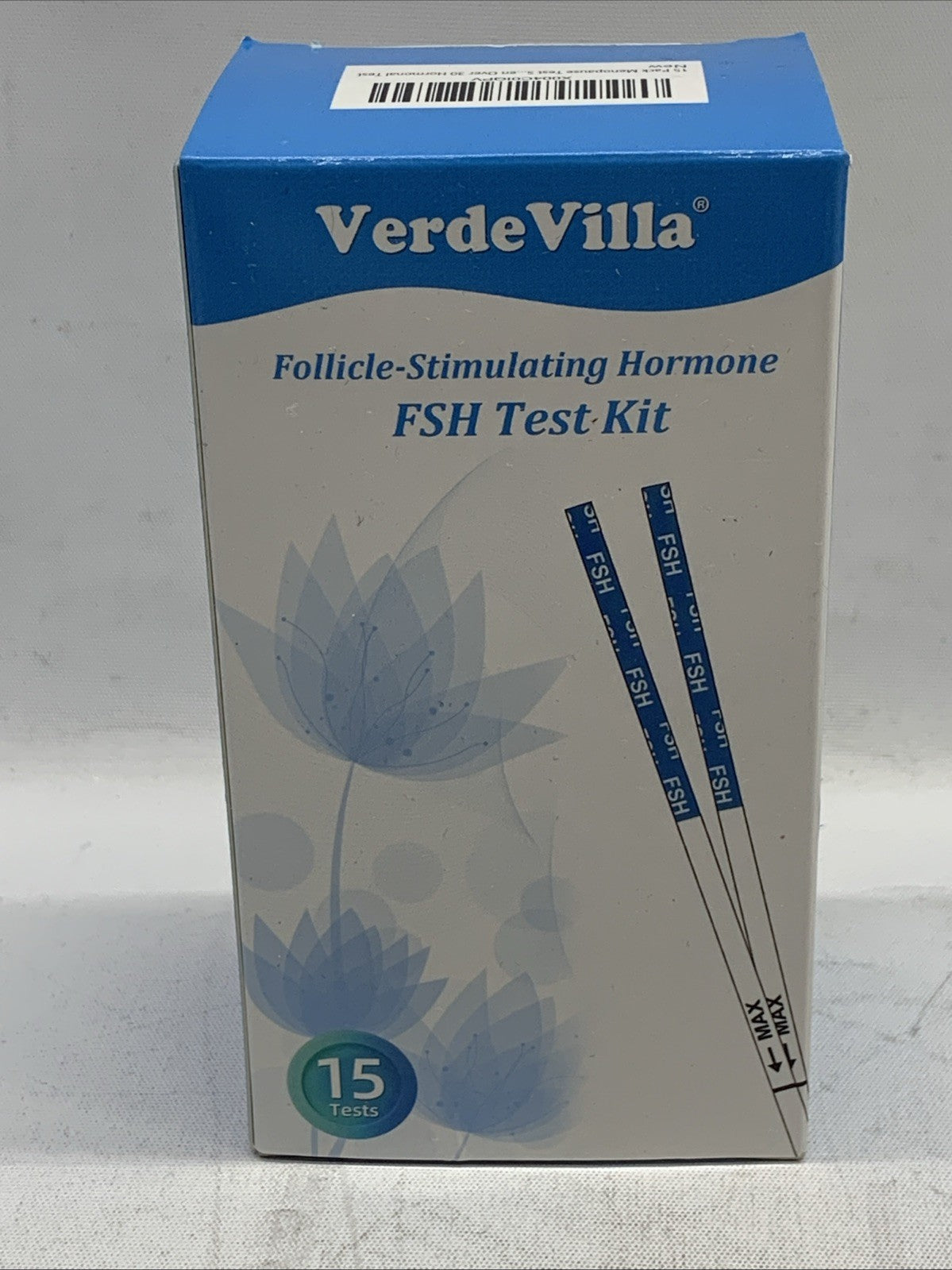 Verde Villa Follicle-Stimulating Hormone FSH Test Kit 15 Tests Kit - Lot Of 3