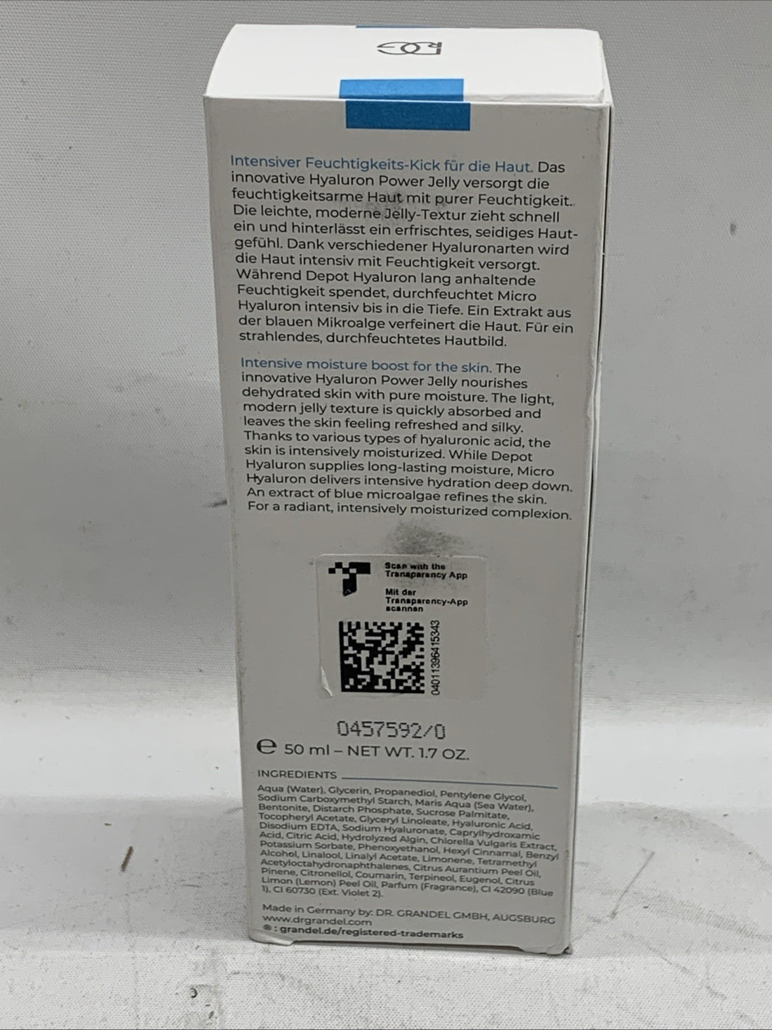 Dr. Grandel Hydro Active Hyaluron Power Jelly Intensive Moisture Boost 24-h Gel