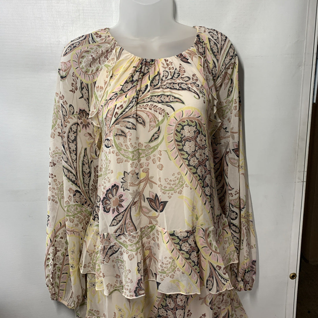 BCBG Women's Balloon Long Sleeve High Neck Knee Length Mini Dress Cocktail 14