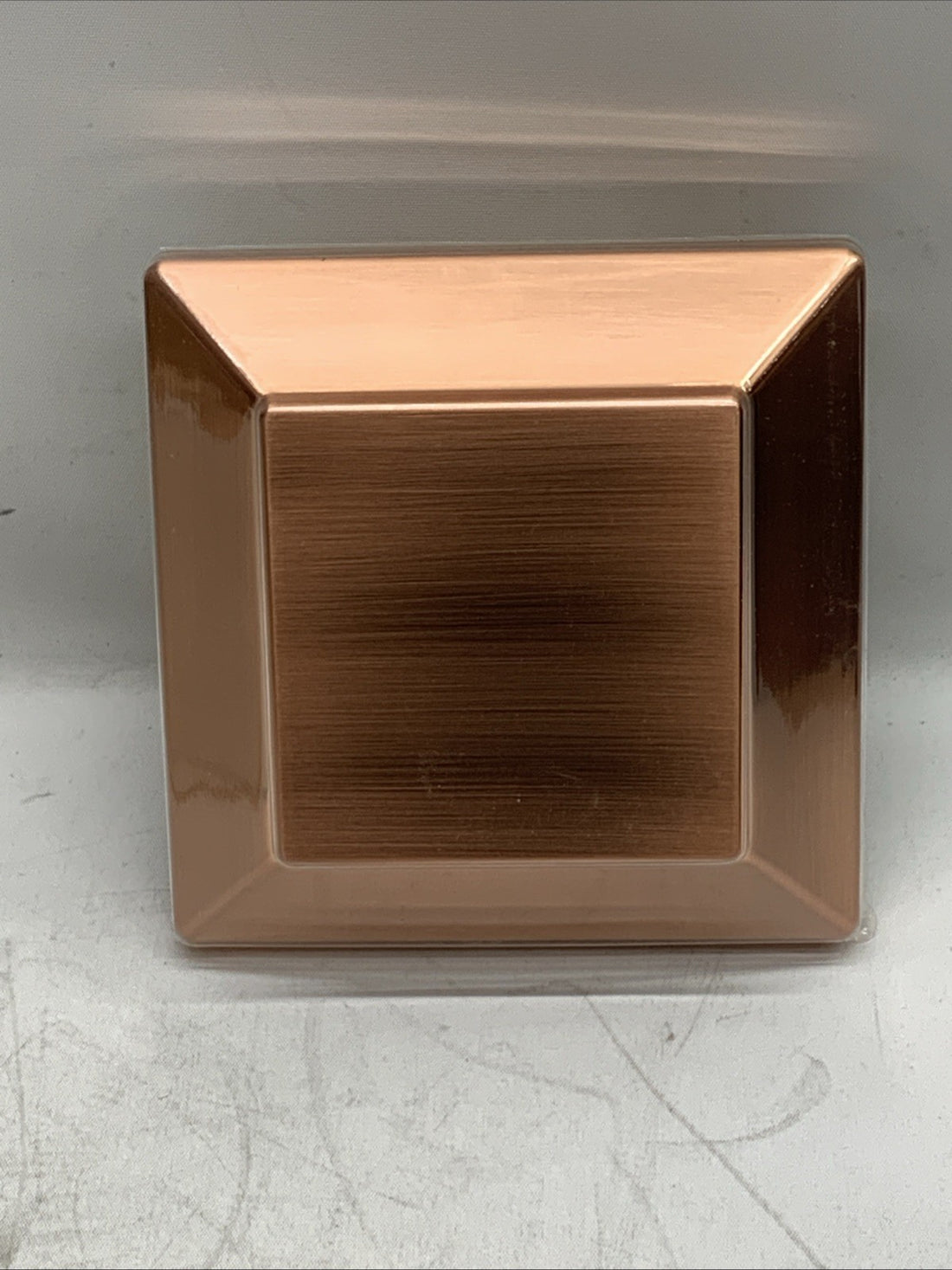 Victoria Copper Plateau Post Cap, 4 x 4 In Decorative Finishing Top - 6 Pack