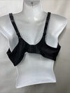 Bali One Smooth U Ultra Light Illusion Neckline Underwire Bra Black 3439 Sze 42C