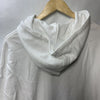 PUMA Womens Classics Hoodie Plus Sizes 1X White Long Sleeve Drawstring Pull-over