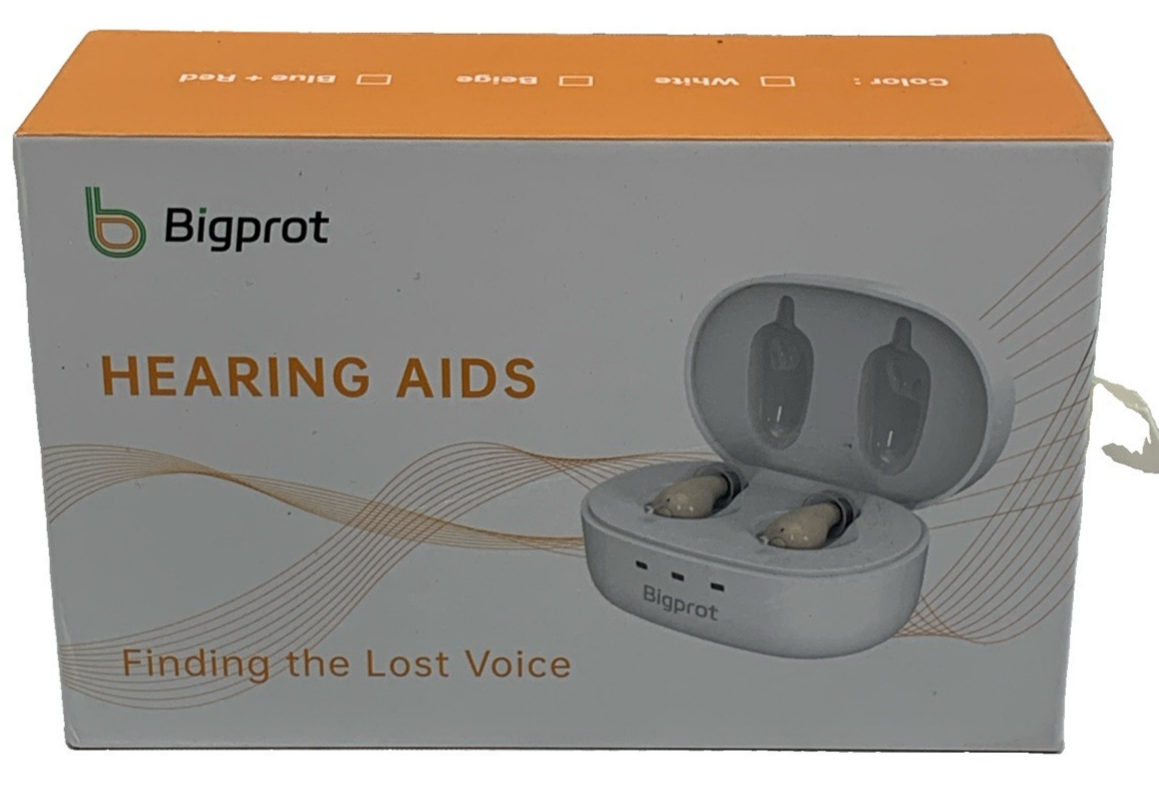 Bigprot Hearing Aids ZF-M602 Light Easy Control Pure & Clear Voice with Case