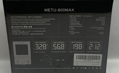 Utyuty METU-800MAX Thunder Series New Game Start Airbrush & Compressor Kit