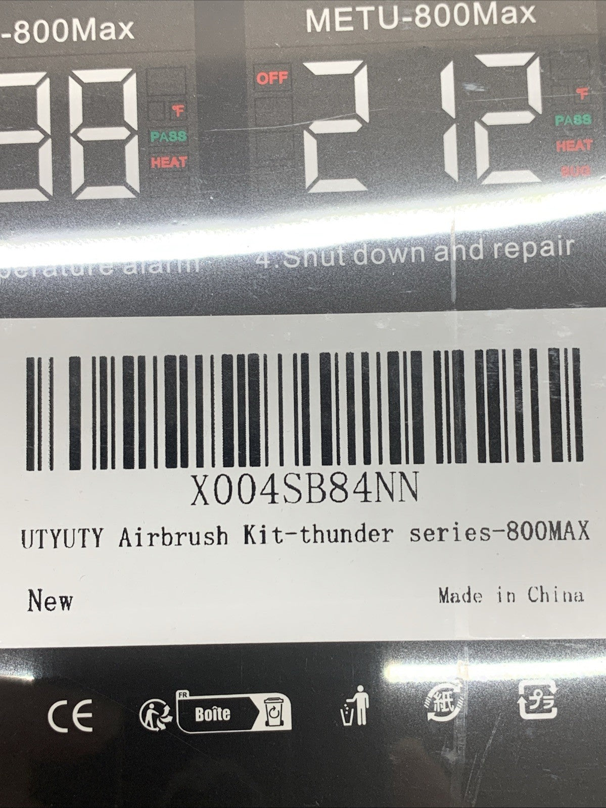 Utyuty METU-800MAX Thunder Series New Game Start Airbrush & Compressor Kit
