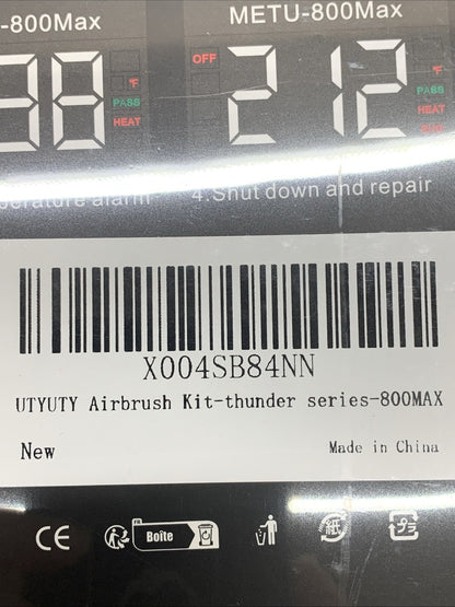 Utyuty METU-800MAX Thunder Series New Game Start Airbrush & Compressor Kit