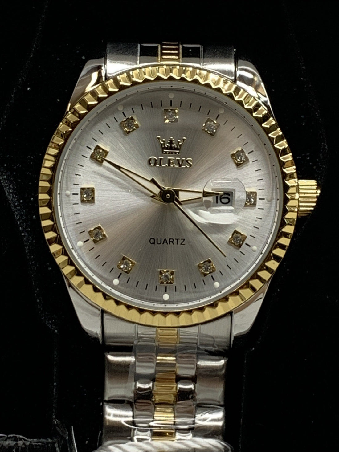 OLEVS Waterproof Luxury Casual Ladies Luminous Stainless Steel Quartz Watch