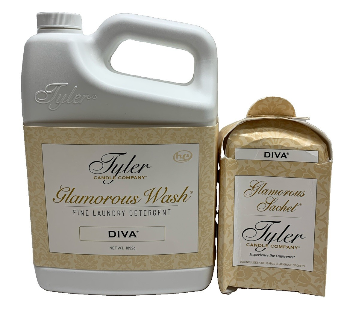 Glamorous Diva Laundry Detergent 1892g with Sachet, Phosphate-Free, Scented