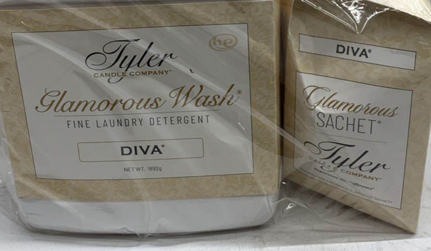 Glamorous Diva Laundry Detergent 1892g with Sachet, Phosphate-Free, Scented