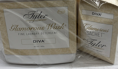 Glamorous Diva Laundry Detergent 1892g with Sachet, Phosphate-Free, Scented