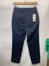 Dockers Women's Slim Fit Ankle Refined Long Pant Navy Blazer A17700004 Size 25