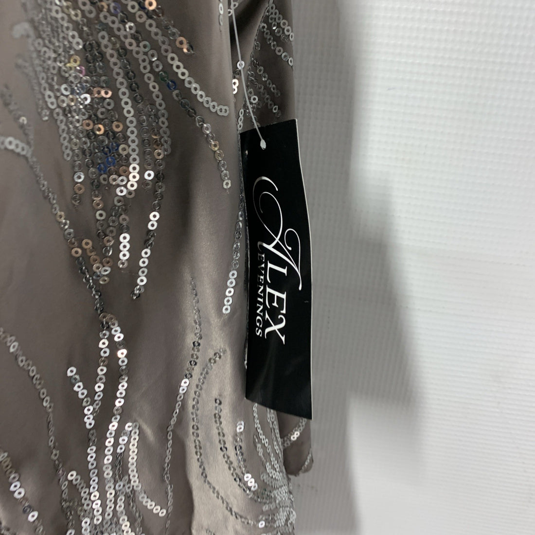 Alex Evenings Plus Annabelle Tea-Length Dress Sleeveless Cocktail Wedding 16W