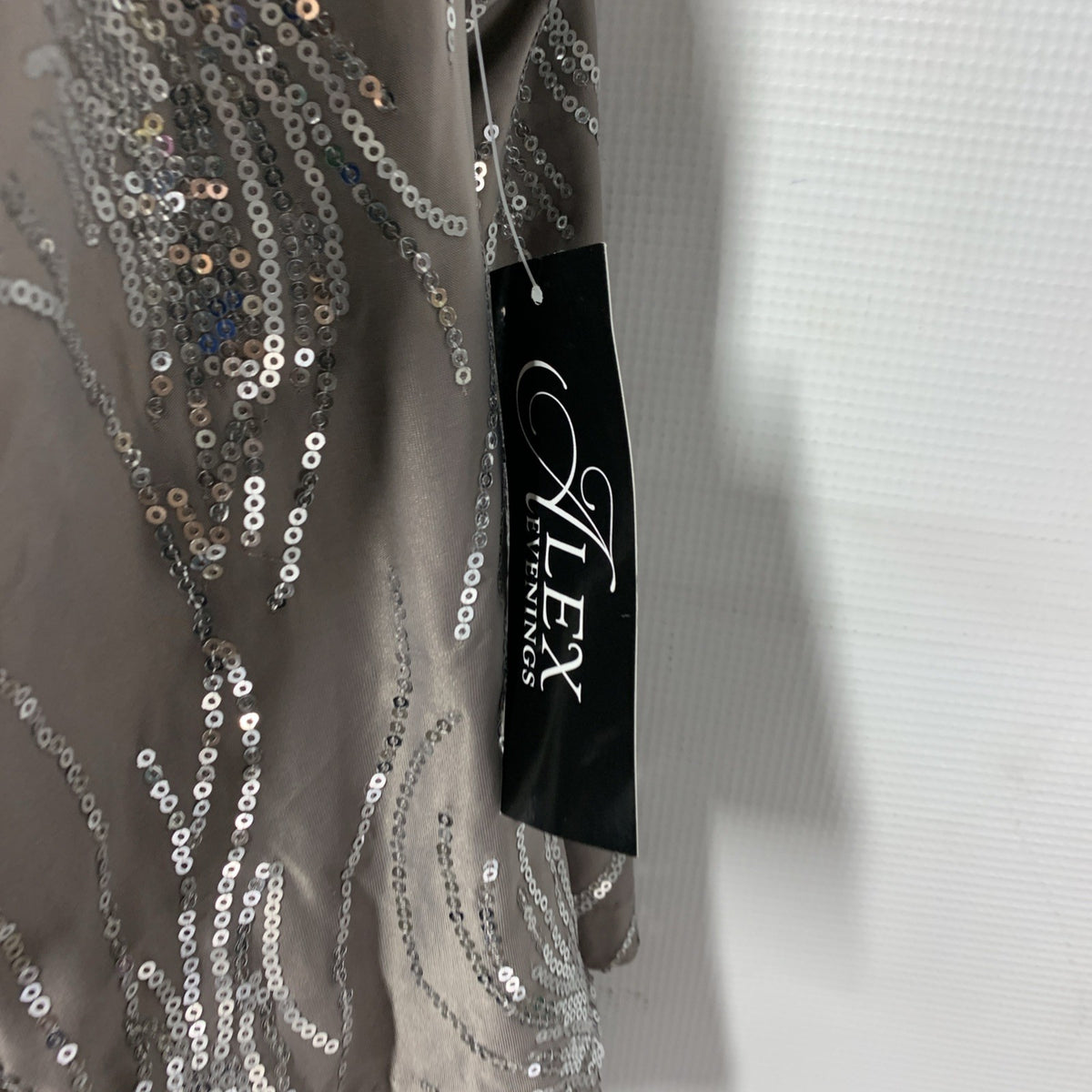 Alex Evenings Plus Annabelle Tea-Length Dress Sleeveless Cocktail Wedding 16W