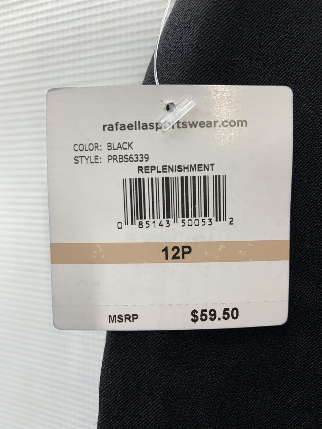 Rafaella Womens Petite Flat Front Black Dress Stretch Pants PRBS6339 Size 12p