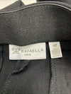 Rafaella Womens Petite Flat Front Black Dress Stretch Pants PRBS6339 Size 12p