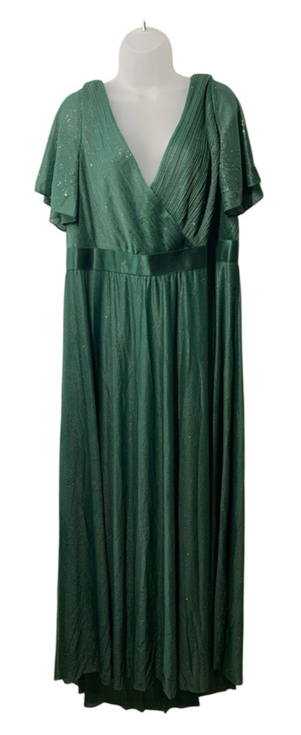 Ever-Pretty Chiffon Formal Evening Dresses for Curvy Women V-neck Plus Size 24
