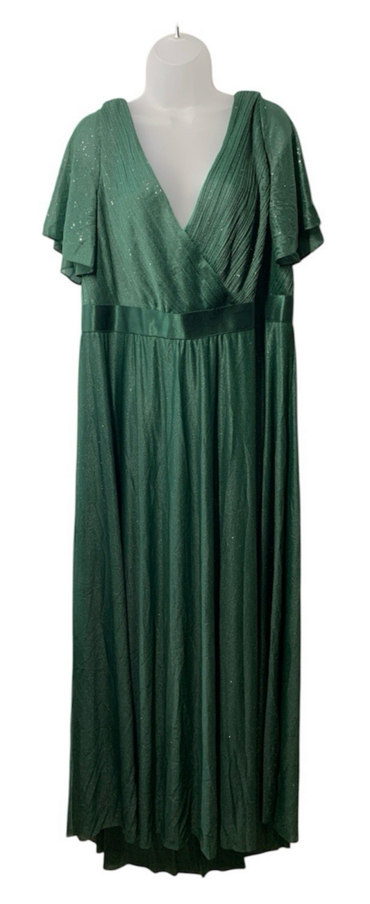 Ever-Pretty Chiffon Formal Evening Dresses for Curvy Women V-neck Plus Size 24