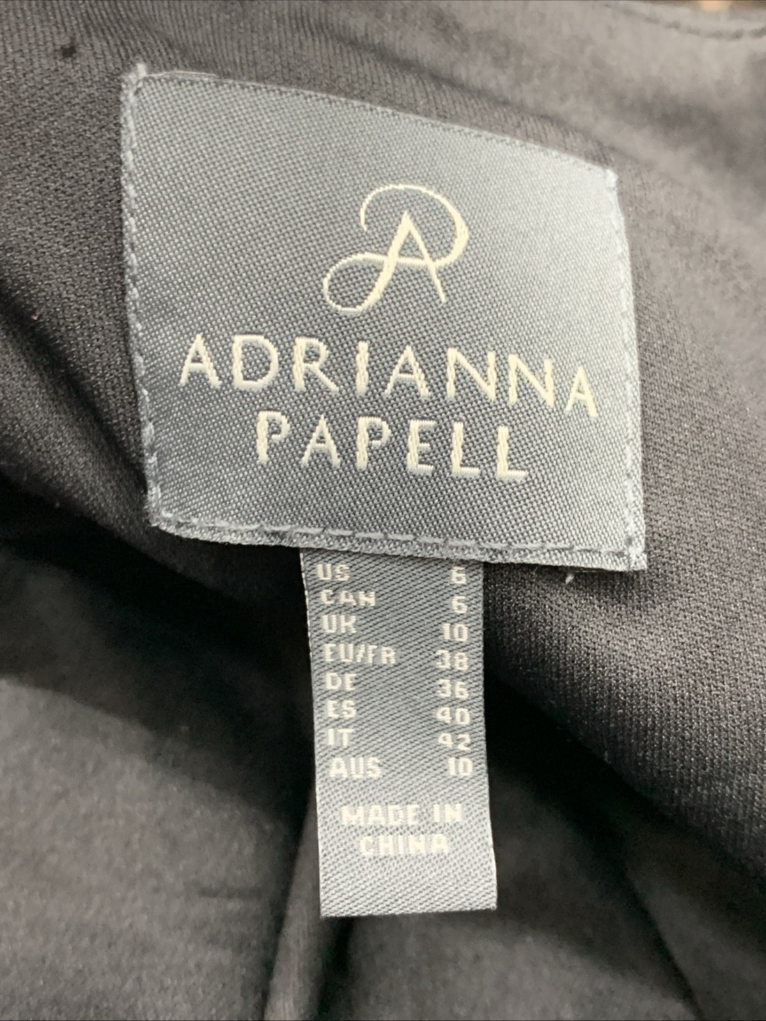Adrianna Papell Women's Knit Crepe Tie Front Jumpsuit Formal One Piece 6 Black