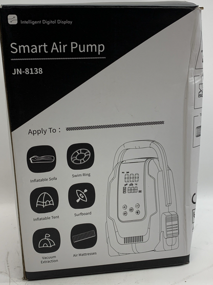 Intelligent Electric Smart Air Pump JN-8138 Portable for Car Tires Surfboard Inf