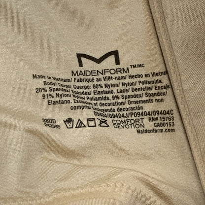 Maidenform 09404 Padded Underwire Bra, Full Coverage T-Shirt Bras Size 38DD