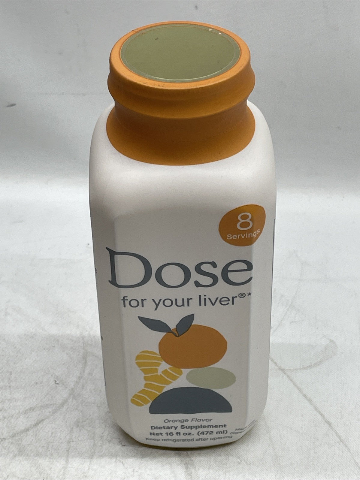 Dose for Your Liver Cleanse Detox & Repair Orange Flavor 16oz Bottle 3 Pack