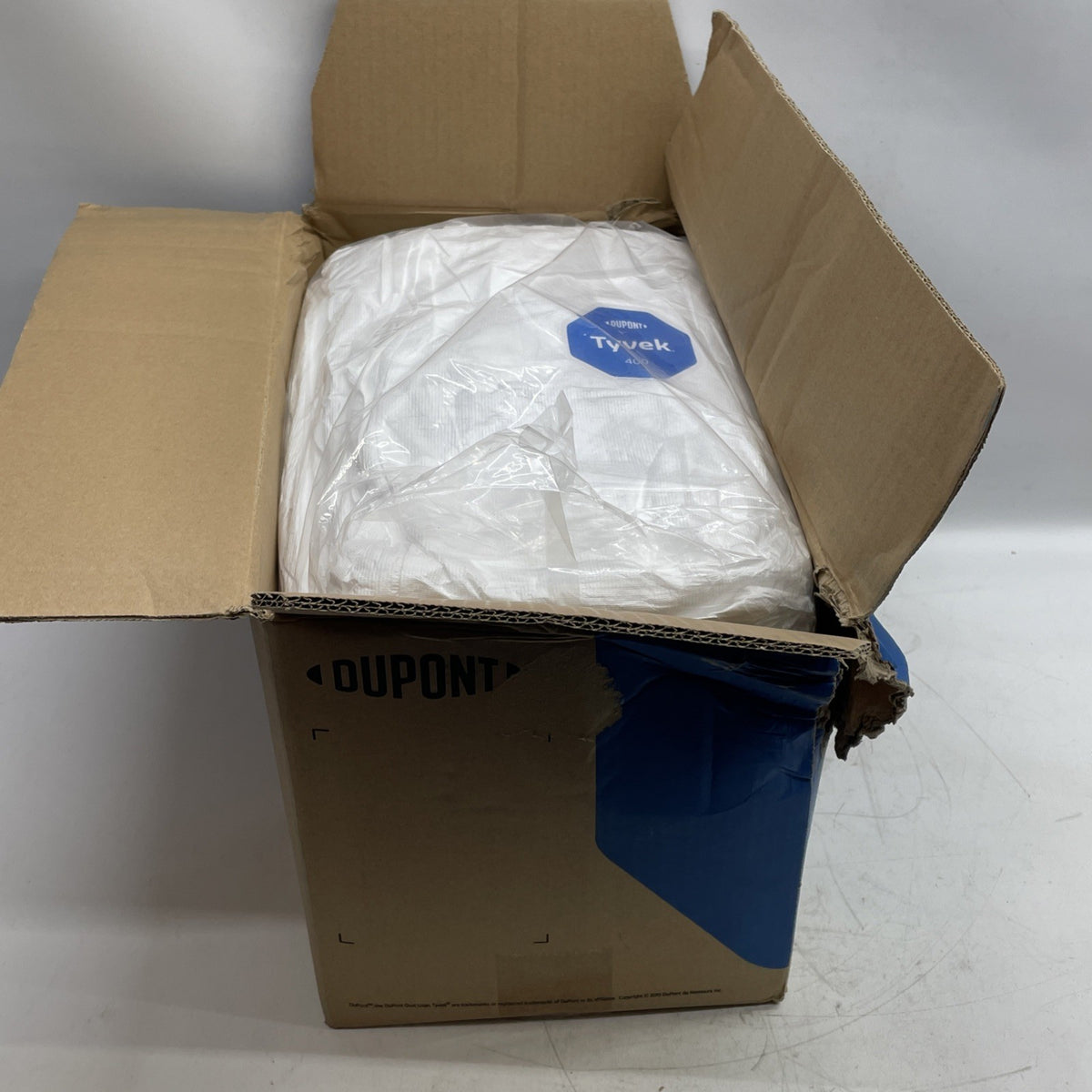 Dupont Tyvek TY127S Chemical Painting Safety Suits Disposable Coveralls 3X 25pk