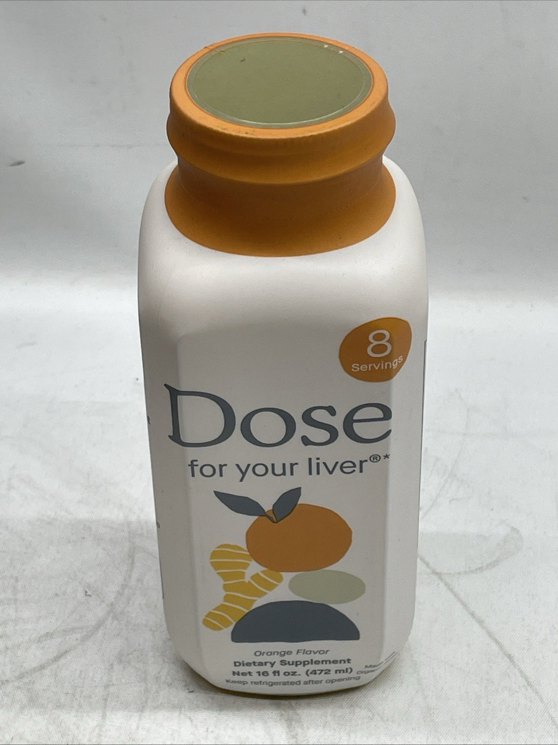 Dose for Your Liver Cleanse Detox & Repair Orange Flavor 16oz Bottle 3 Pack