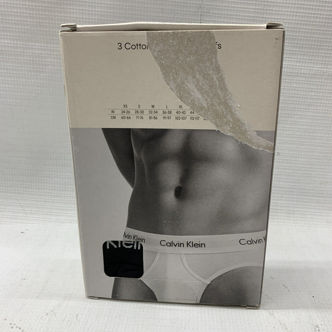 Calvin Klein Cotton Stretch Hip Briefs Quick Dry /Wicking Size XL - 3 PACK