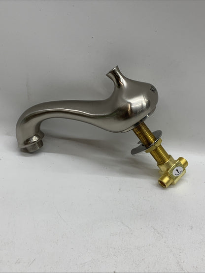 Kingston Brass KS1161 Heritage Lavatory Faucet with Metal Cross Handle Polished