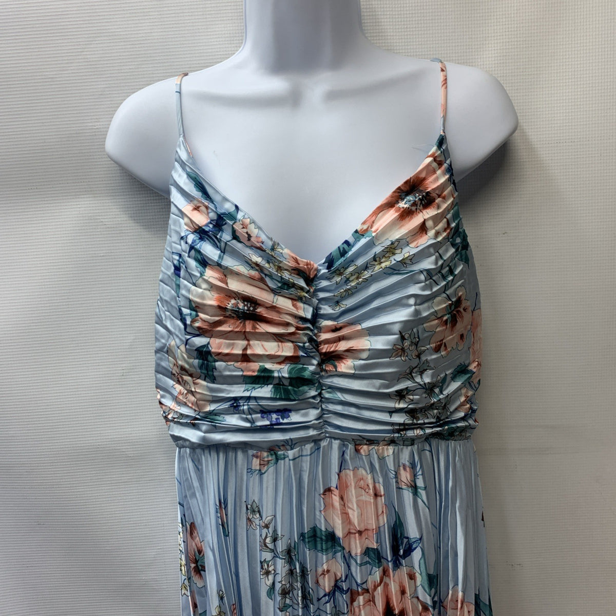Petal & Pup Women's Naira Pleated Maxi Dress Sleeveless Evening Cocktail Size 10