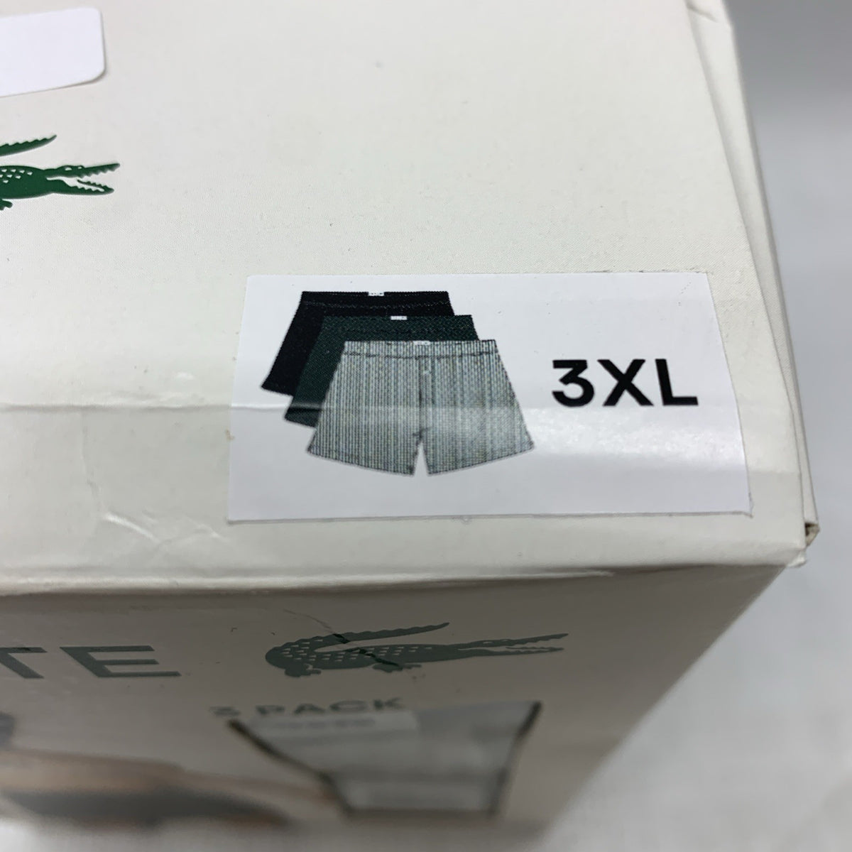 Lacoste Men’s 3XL 100% Cotton Woven Boxers Classic Fit Soft Underwear - 3 PACK