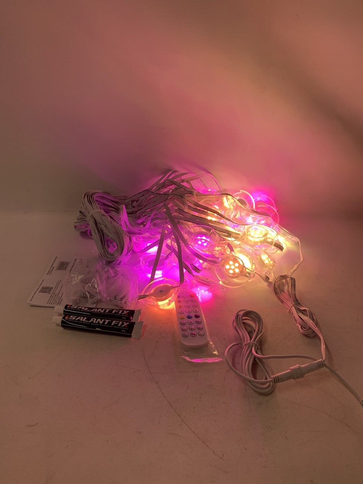 Permanent Pool Lighting System, 148FT 32 LED RGB+IC Pool Lights, 24V Low Voltage